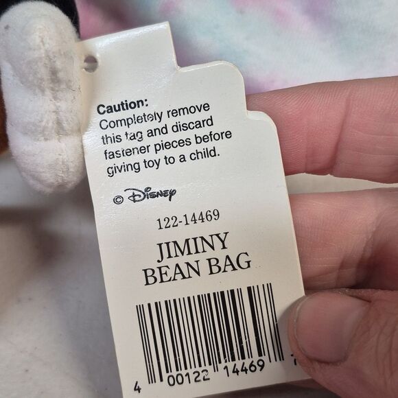 Walt Disney World Jiminy Cricket Bean Bag Toy - New - Picture 4 of 5